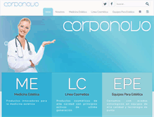 Tablet Screenshot of corponovo.com.co